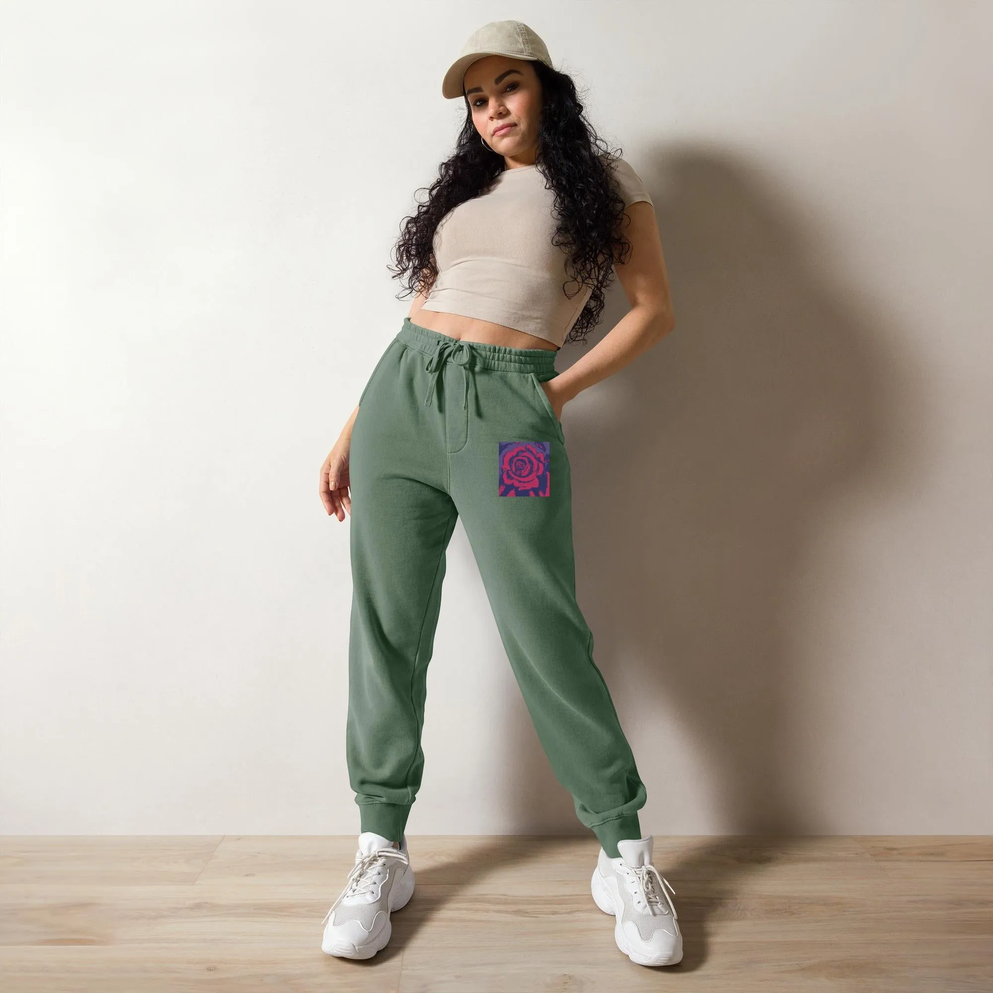 Rosy Pink ~ Pigment-dyed Unisex Sweatpants