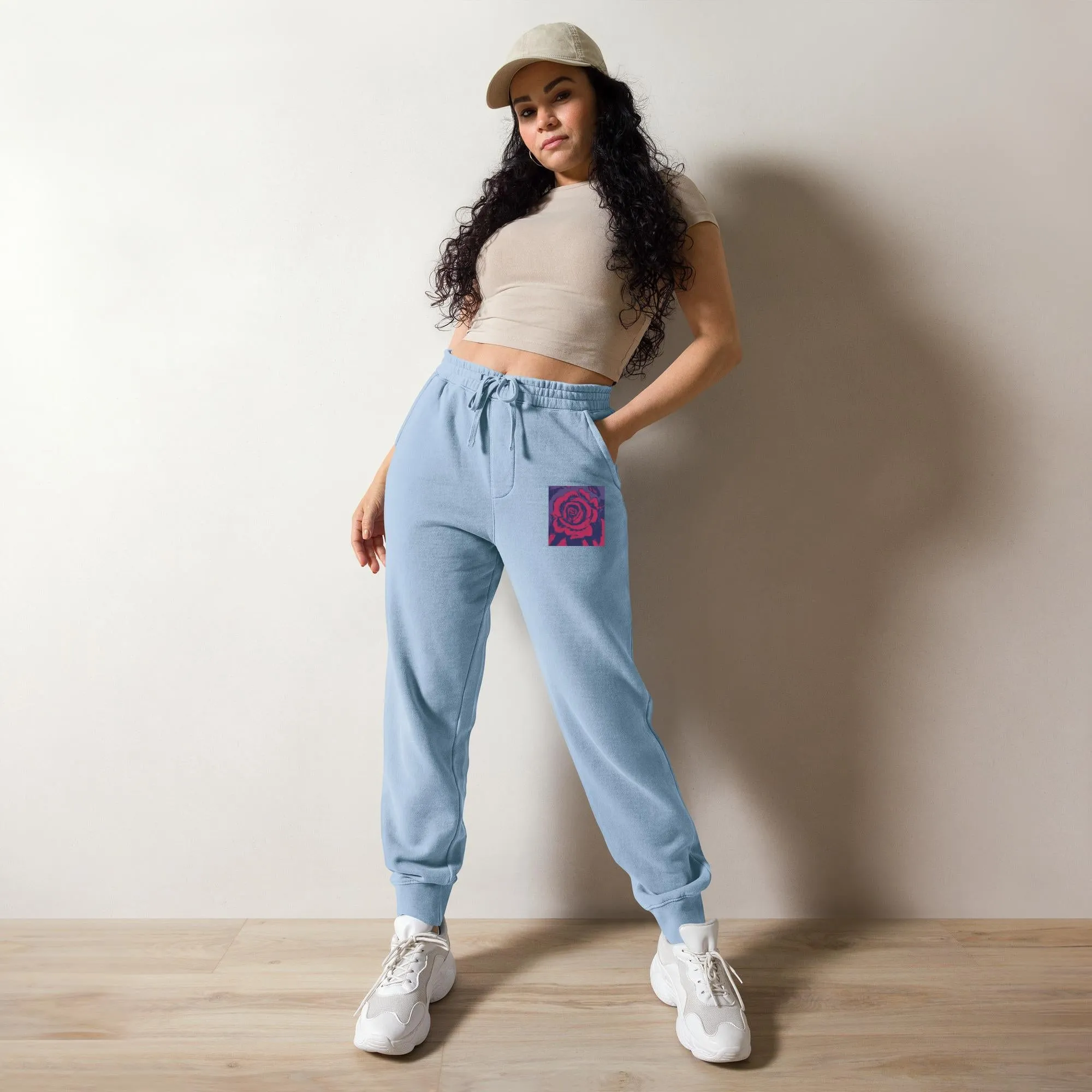 Rosy Pink ~ Pigment-dyed Unisex Sweatpants