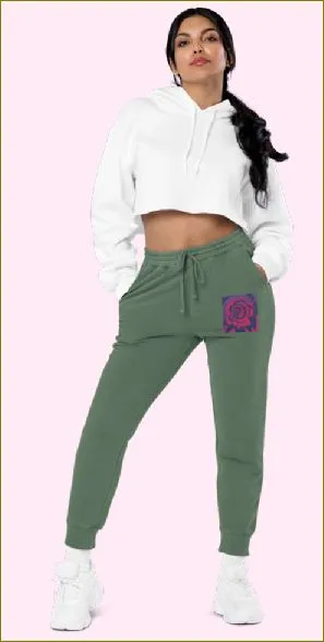 Rosy Pink ~ Pigment-dyed Unisex Sweatpants