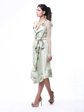 Sheer Trench Coat