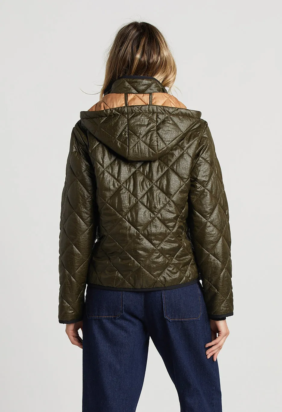 Shelby Short Quilted Hooded Jacket
