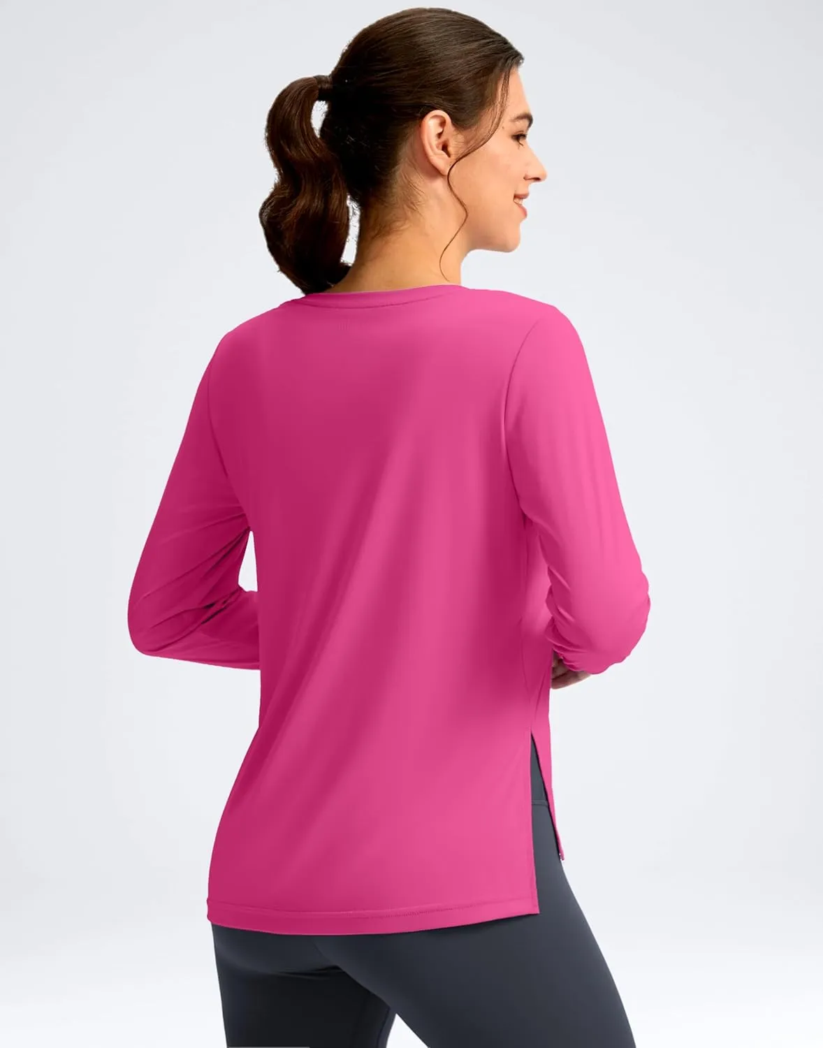 Soothfeel Women's Sun Shirts UPF 50  Long Sleeve UV Protection Workout Hiking Tops Lightweight Quick Dry SPF Outdoor Shirt