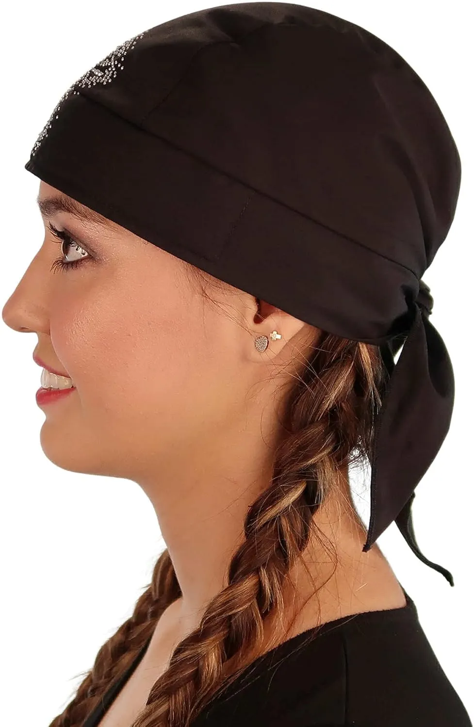 Sparkling EARTH - Skull Caps Doo Rags Do Rag Durag Headwrap Head Wraps Skullies - Made in The USA!