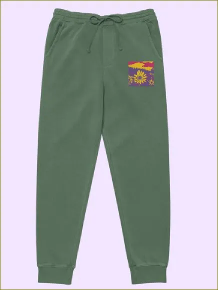 Sunflower Sunset ~ Pigment-Dyed Unisex Sweatpants