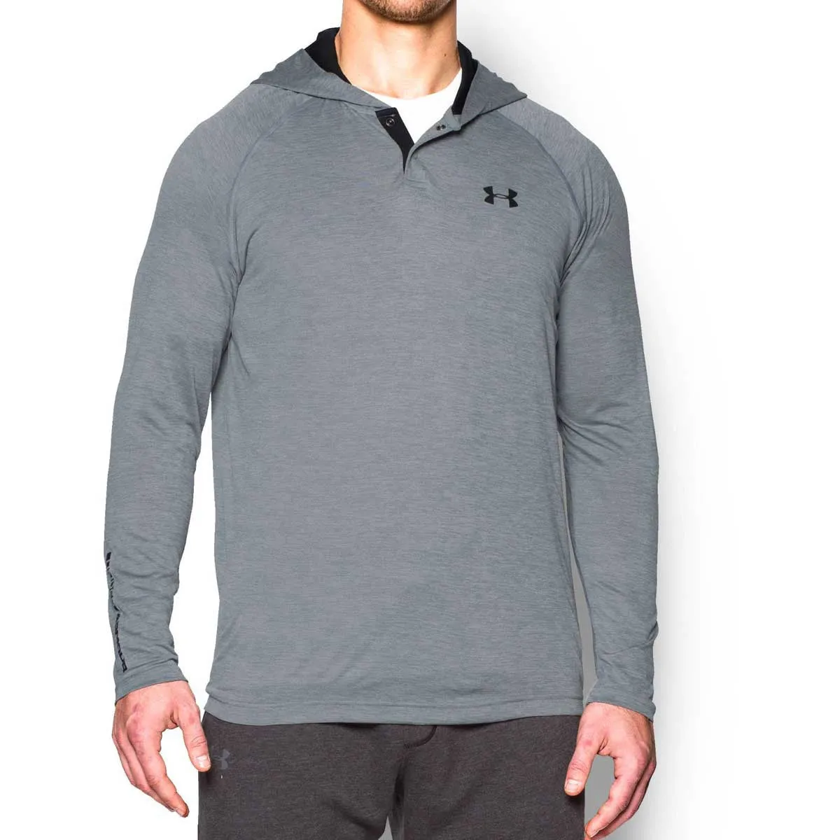 Under Armour Men's Steel UA Tech Popover Hoodie