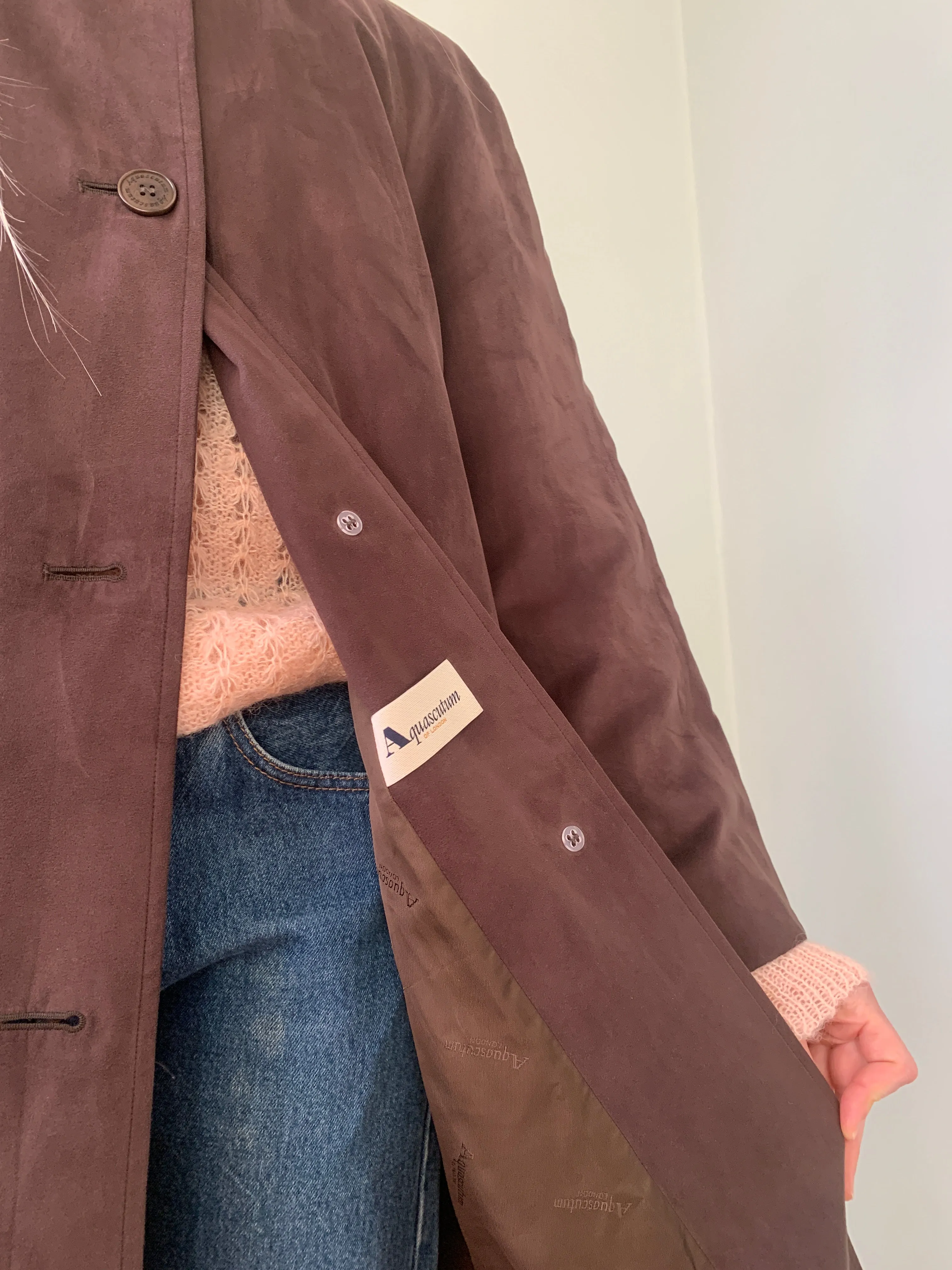 Vintage Aquascutum trench coat
