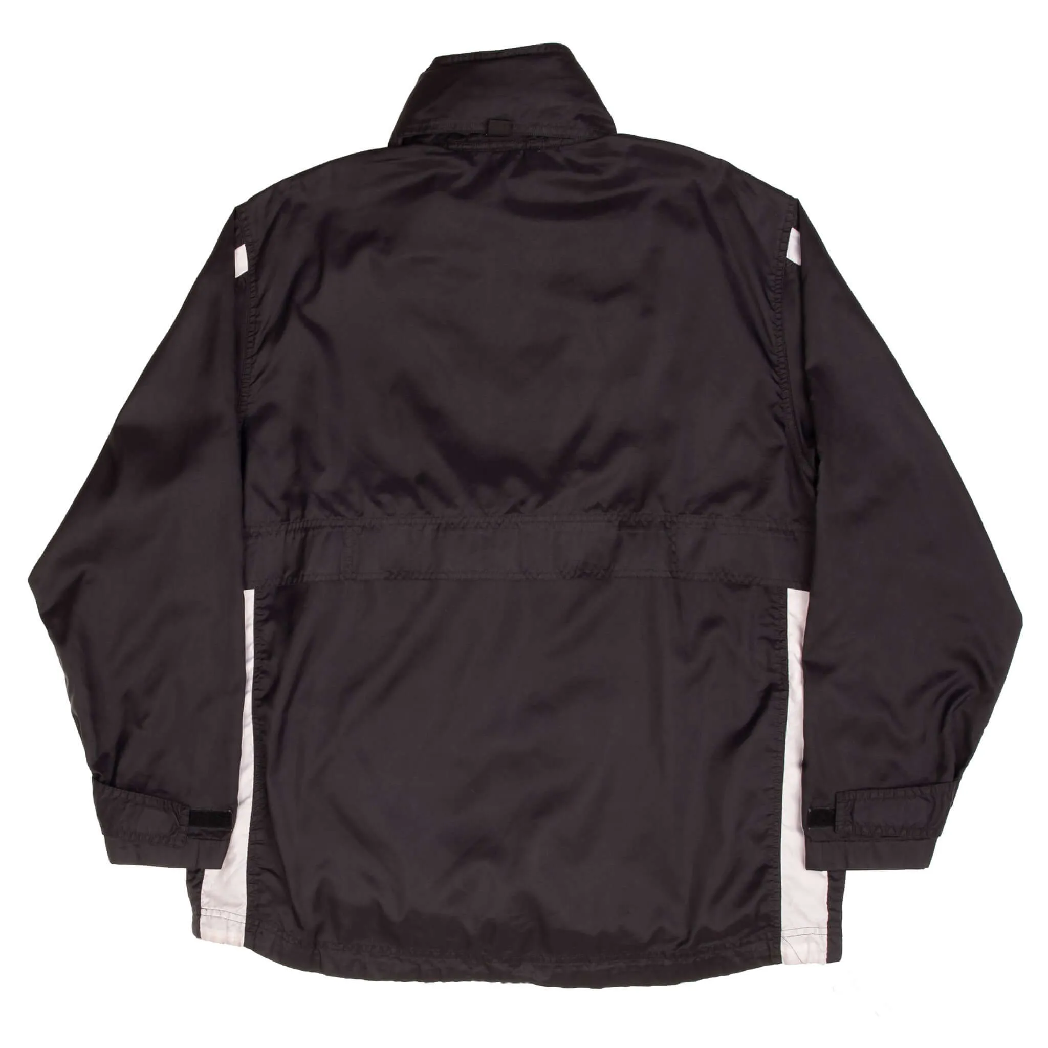 VINTAGE NIKE BLACK PULLOVER WINDBREAKER JACKET 1990S SIZE LARGE