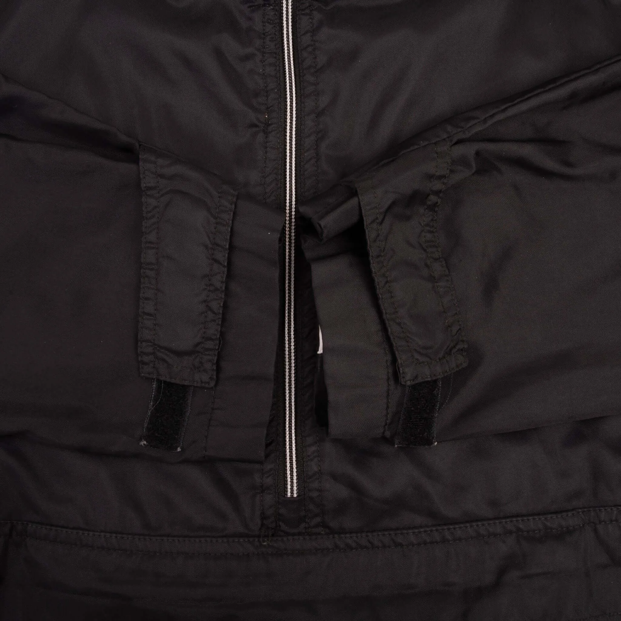 VINTAGE NIKE BLACK PULLOVER WINDBREAKER JACKET 1990S SIZE LARGE