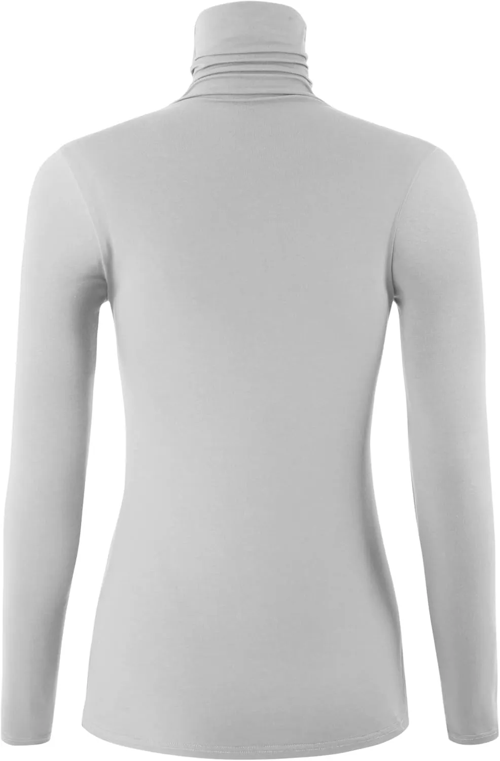 Women's Long Sleeve Lightweight Turtleneck Top Pullover Casual Active Layer Tops Shirts