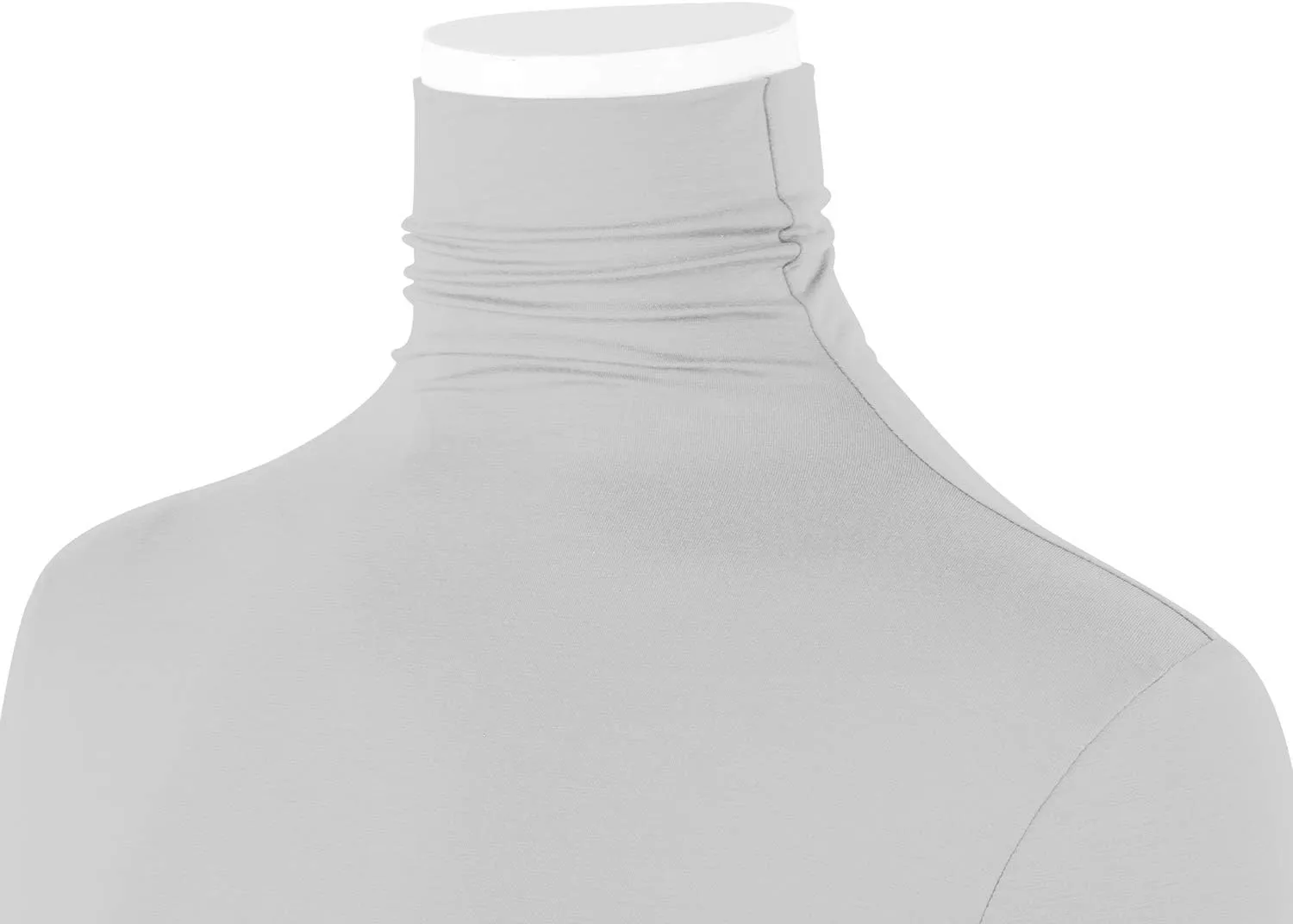 Women's Long Sleeve Lightweight Turtleneck Top Pullover Casual Active Layer Tops Shirts