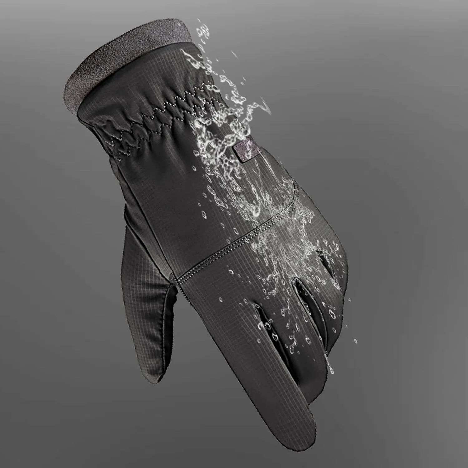 YOLAI Women Men Fleece Lined Gloves Winter Thickened Warmers Ski Gloves Touchscreen Water Proof Windproof Mittens
