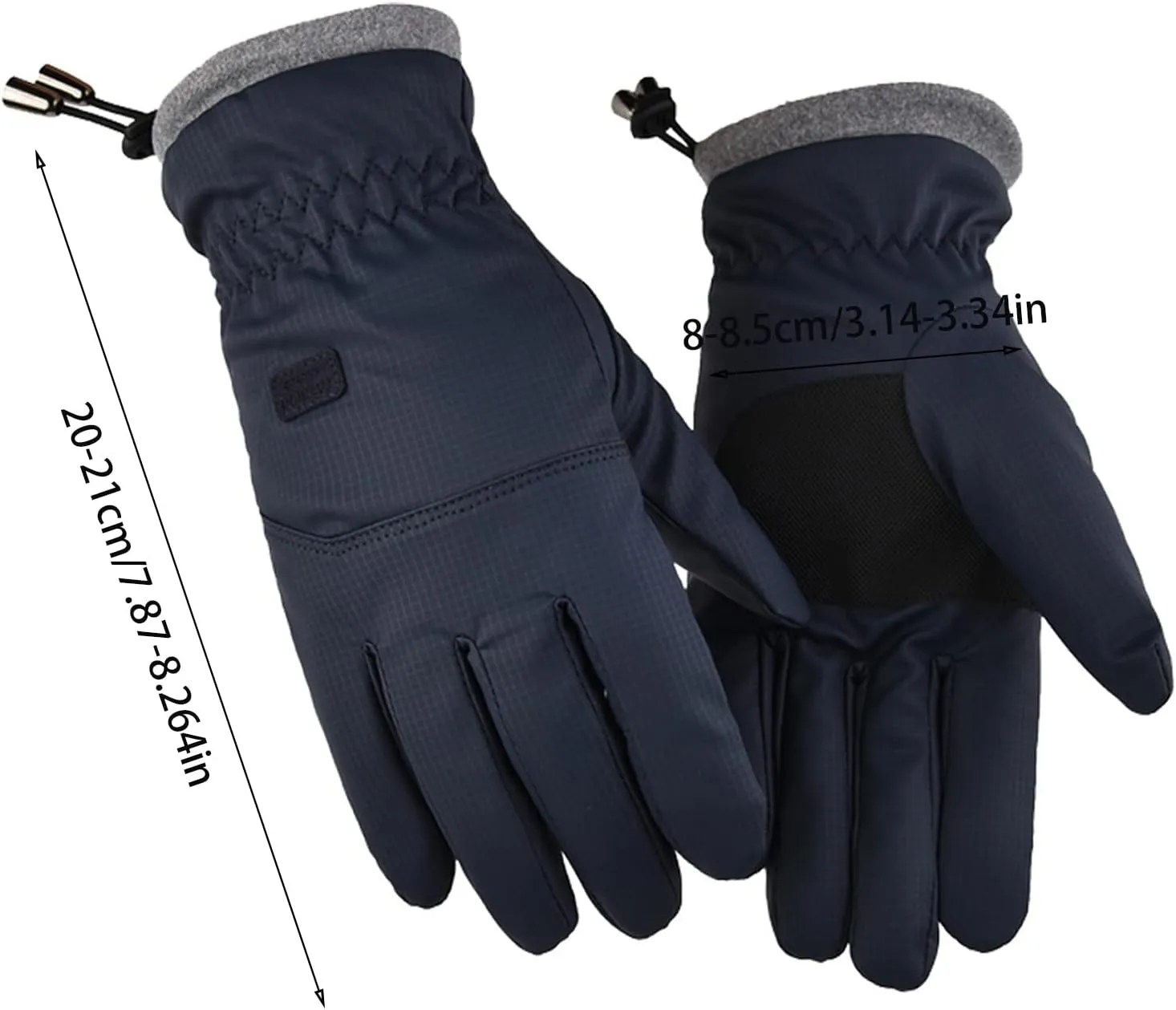 YOLAI Women Men Fleece Lined Gloves Winter Thickened Warmers Ski Gloves Touchscreen Water Proof Windproof Mittens